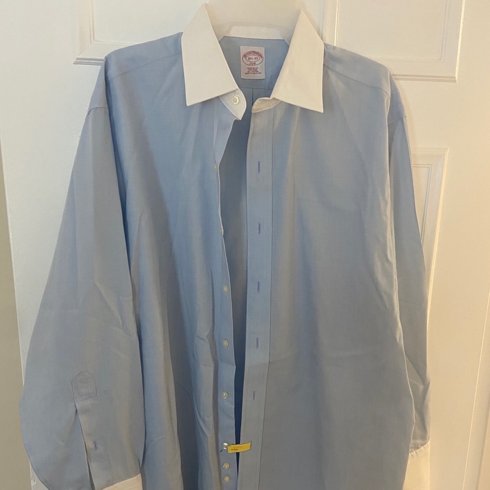 Mens 16 1/2 - 33 Brooks Brother French Cuff Shirt